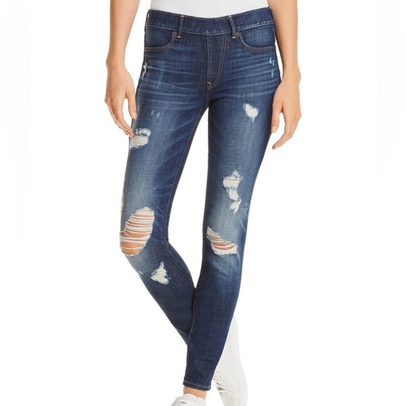 True Religion Jennie Runway Legging Jeans in Cloudy Sea XS - Picture 4 of 4